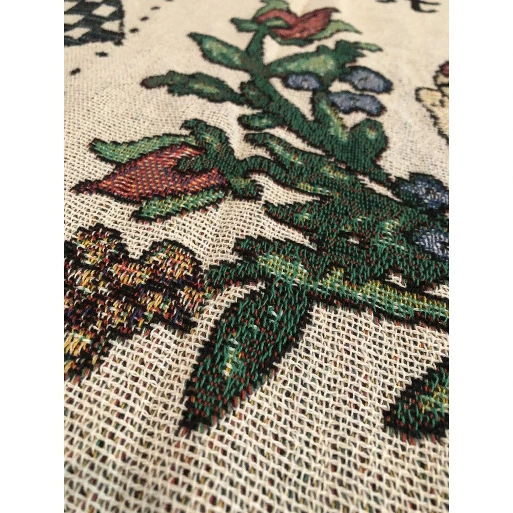VTG Rug Barn Mother First Holds Your Hand Tapestry 60